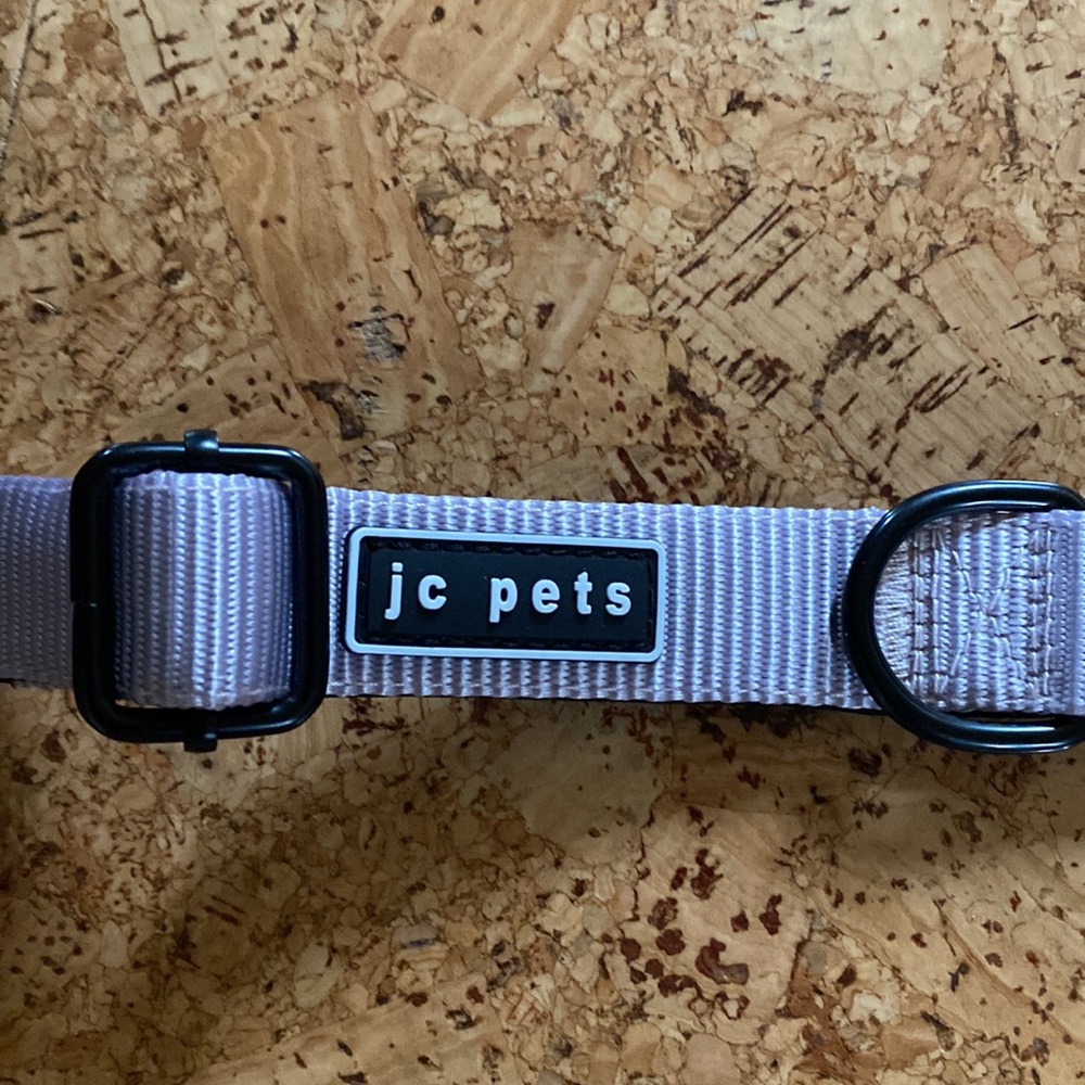 Soft purple dog collar. Size L - Picture 4 of 7